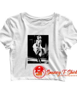 Marilyn Monroe 7 Year Itch White Dress Crop Top Shirt