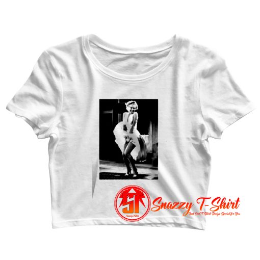 Marilyn Monroe 7 Year Itch White Dress Crop Top Shirt