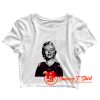 Marilyn Monroe Norma Jeane Wearing Baltimore Ravens Jersey Crop Top Shirt