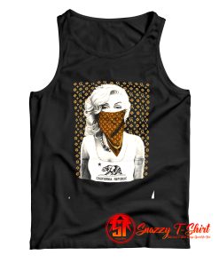 Marilyn Monroe with CA Bandana Brown Tank Top