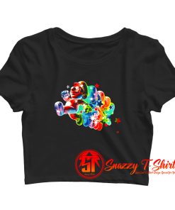 Mario Galaxy Rainbow Crop Top Shirt