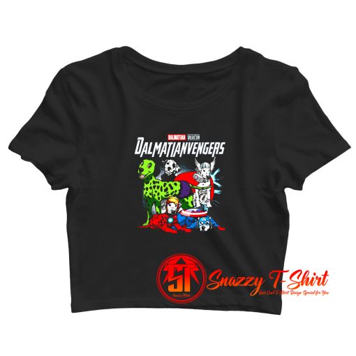 Marvel Avenger Endgame dalmatian vengers Avengers Crop Top Shirt