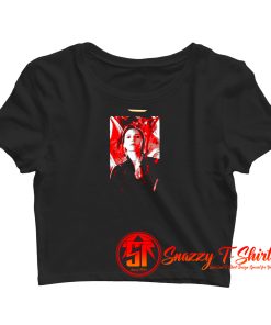 Marvel Avengers Endgame Black Widow Crop Top Shirt