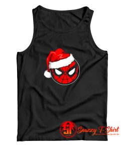 Marvel Christmas Spider Man Santa Hat Tank Top