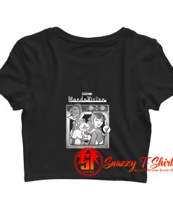 Marvel WandaVision Retro Cartoon TV Crop Top Shirt