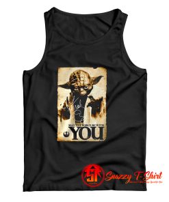 Master Yoda signature may the Force be with you Tank Top