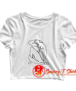 Matisse Inspired Line Art Crop Top Shirt