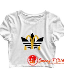 Mcdonald X Adidas Fast Food Sportswear Crop Top Shirt