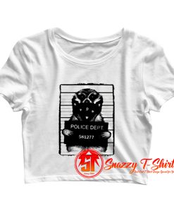 Meerkat Mugshot Crop Top Shirt