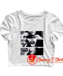Megan Fox Hippie Joint Weed Bong Blunt Stoner Pot Pothead Sativa Dope Hipster Crop Top Shirt