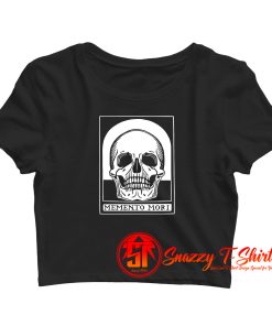 Memento Mori Skull Gothic Crop Top Shirt