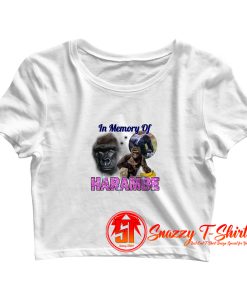 Memory Of Harambe Crop Top Shirt