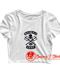 Mermaid Gang Beach Crop Top Shirt