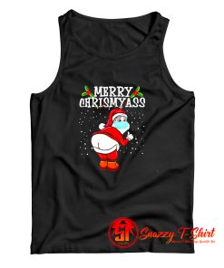 Merry Christmas 2020 Quarantine Santa Face Maskchristmas Tank Top
