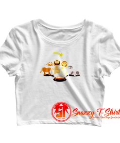 Merry Christmas Crop Top Shirt