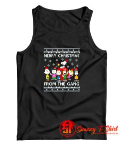 Merry Christmas The Peanuts Gang Tank Top