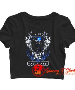 Metallica Dallas Cowboys Crop Top Shirt