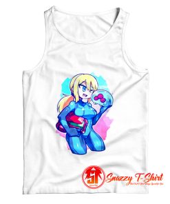 Metroid Samus Aran Cute Hot Sexy Girl Female Arcade Retro Tank Top