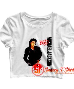 Michael Jackson Bad Graphic Crop Top Shirt