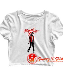 Michael Jackson Beat It King Of Pop Crop Top Shirt