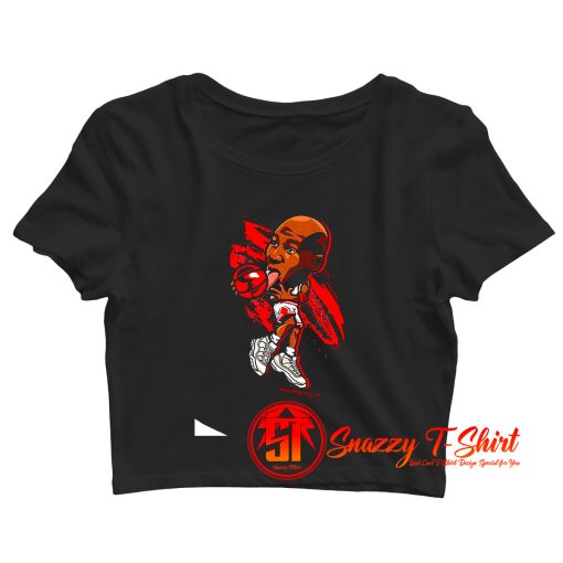 Michael Jordan 11 Basketball Crop Top Shirt