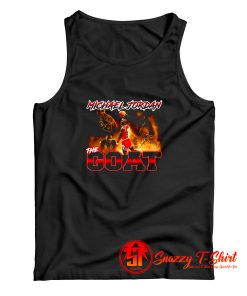 Michael Jordan The Goat Rare Bootleg Style Tank Top
