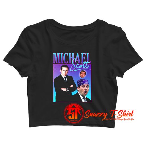 Michael Scott Homage Crop Top Shirt