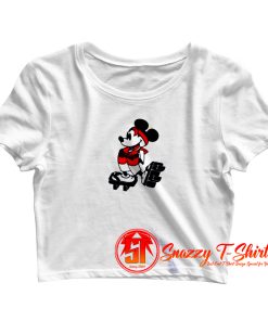 Mickey Mouse Clog Crop Top Shirt