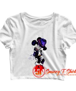 Mickey Mouse Michael Jackson Crop Top Shirt