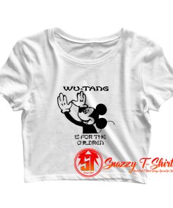 Mickey Wu Tang Is For The Children Crop Top Shirt