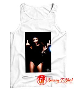 Middelfinger Fuck You Paris Swag Dope Pin Up Kate Moss Model Megan Fox Eleven Tank Top