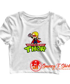 Mighty Viking Ninja Crop Top Shirt