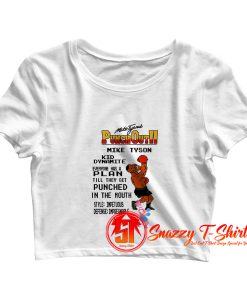 Mike Tyson Punchout In The Mouth Crop Top Shirt