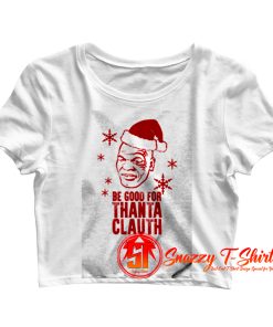 Mike Tyson Santa Claus Tacky Crop Top Shirt