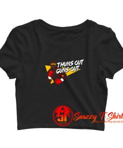 Mike Tyson Thuns Out Guns Out Crop Top Shirt