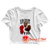 Mike Tyson iron boxing Gym Crop Top Shirt