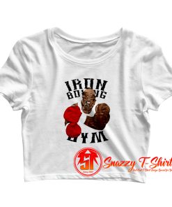 Mike Tyson iron boxing Gym Crop Top Shirt