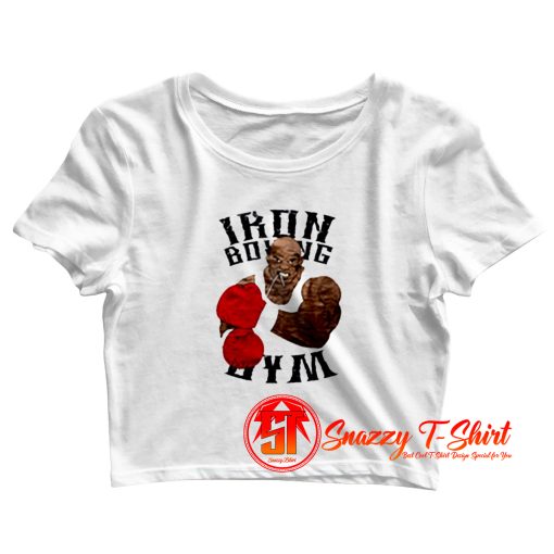 Mike Tyson iron boxing Gym Crop Top Shirt