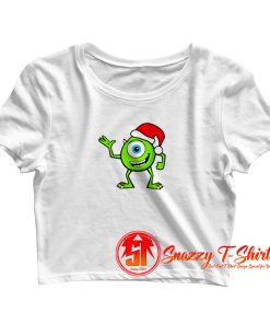 Mike Wazowski Christmas Crop Top Shirt