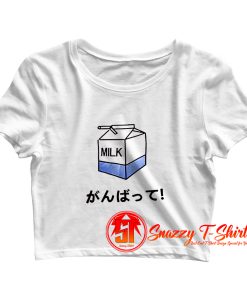 Milk Japanese Crop Top Shirt