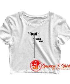 Milkman Costume Crop Top Shirt