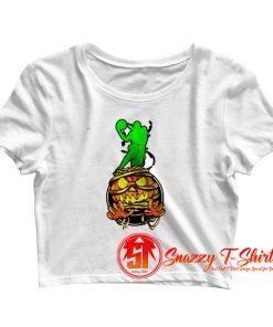 Milwaukee Basketball Bucks The Deer Crop Top Shirt