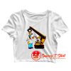 Minion Simpsons Crop Top Shirt