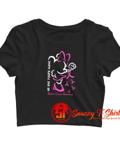 Minnie Breast Cancer Awareness Crop Top Shirt