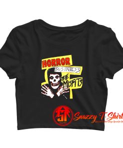 Misfits Horror Business Crop Top Shirt