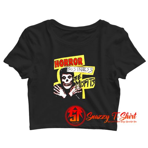 Misfits Horror Business Crop Top Shirt