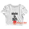 Mission To Mars Smashing Pumpkins Back Crop Top Shirt