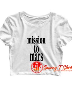 Mission To Mars Smashing Pumpkins Back Crop Top Shirt
