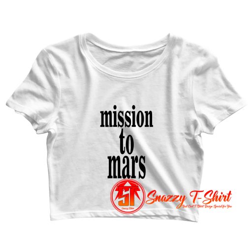 Mission To Mars Smashing Pumpkins Back Crop Top Shirt