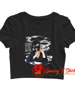 Money Is The Motive Unisex Crop Top Shirt